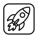 icon_space_rocket_outline icon preview