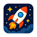 icon_space_rocket_playful icon preview