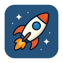 icon_space_rocket_simplified icon preview