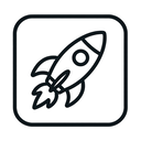 icon_space_rocket_thin icon preview