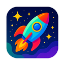 icon_space_rocket_vibrant_colors icon preview