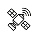 icon_space_satellite_minimal_outline icon preview