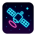 icon_space_satellite_neon icon preview