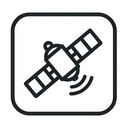 icon_space_satellite_thin icon preview