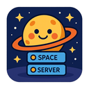 icon_space_server_cartoon icon preview
