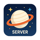 icon_space_server_flat_design icon preview