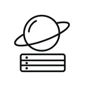 icon_space_server_line_art icon preview