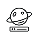 icon_space_server_minimal_outline icon preview