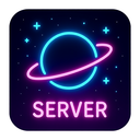 icon_space_server_neon icon preview