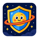 icon_space_shield_cartoon icon preview