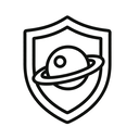 icon_space_shield_line_art icon preview