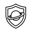 icon_space_shield_minimal_outline icon preview