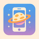 icon_space_smartphone_flat_pastel icon preview