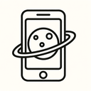 icon_space_smartphone_line_art icon preview