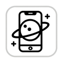 icon_space_smartphone_monochrome icon preview