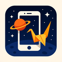 icon_space_smartphone_origami icon preview