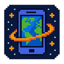 icon_space_smartphone_pixel_art icon preview