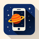 icon_space_smartphone_shadow_effect icon preview