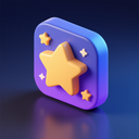 icon_space_star_3d_isometric icon preview