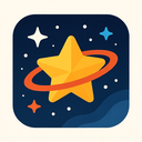 icon_space_star_flat_design icon preview