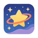 icon_space_star_flat_pastel icon preview