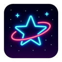 icon_space_star_neon icon preview