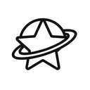 icon_space_star_outline icon preview
