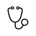 icon_space_stethoscope_minimal_outline icon preview