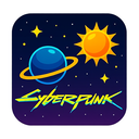 icon_space_sun_cyberpunk icon preview