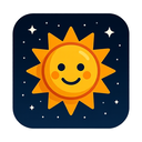 icon_space_sun_filled icon preview