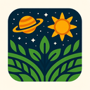 icon_space_sun_organic_pattern icon preview