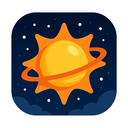 icon_space_sun_rounded icon preview