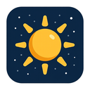 icon_space_sun_simplified icon preview