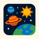 icon_space_sun_vector icon preview