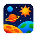 icon_space_sun_vibrant_colors icon preview