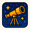 icon_space_telescope_bold icon preview