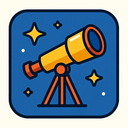 icon_space_telescope_filled icon preview