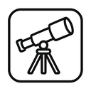 icon_space_telescope_outline icon preview