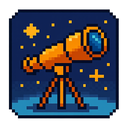 icon_space_telescope_pixel_art icon preview