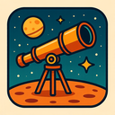 icon_space_telescope_retro icon preview