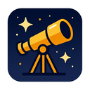 icon_space_telescope_sharp_edges icon preview