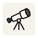 icon_space_telescope_simplified icon preview