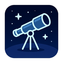 icon_space_telescope_transparent icon preview