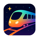 icon_space_train_gradient icon preview