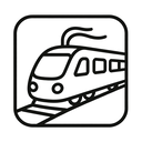 icon_space_train_minimal_outline icon preview
