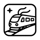 icon_space_train_monochrome icon preview