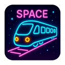 icon_space_train_neon icon preview