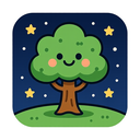 icon_space_tree_cartoon icon preview