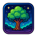 icon_space_tree_cyberpunk icon preview