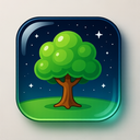 icon_space_tree_glassy icon preview